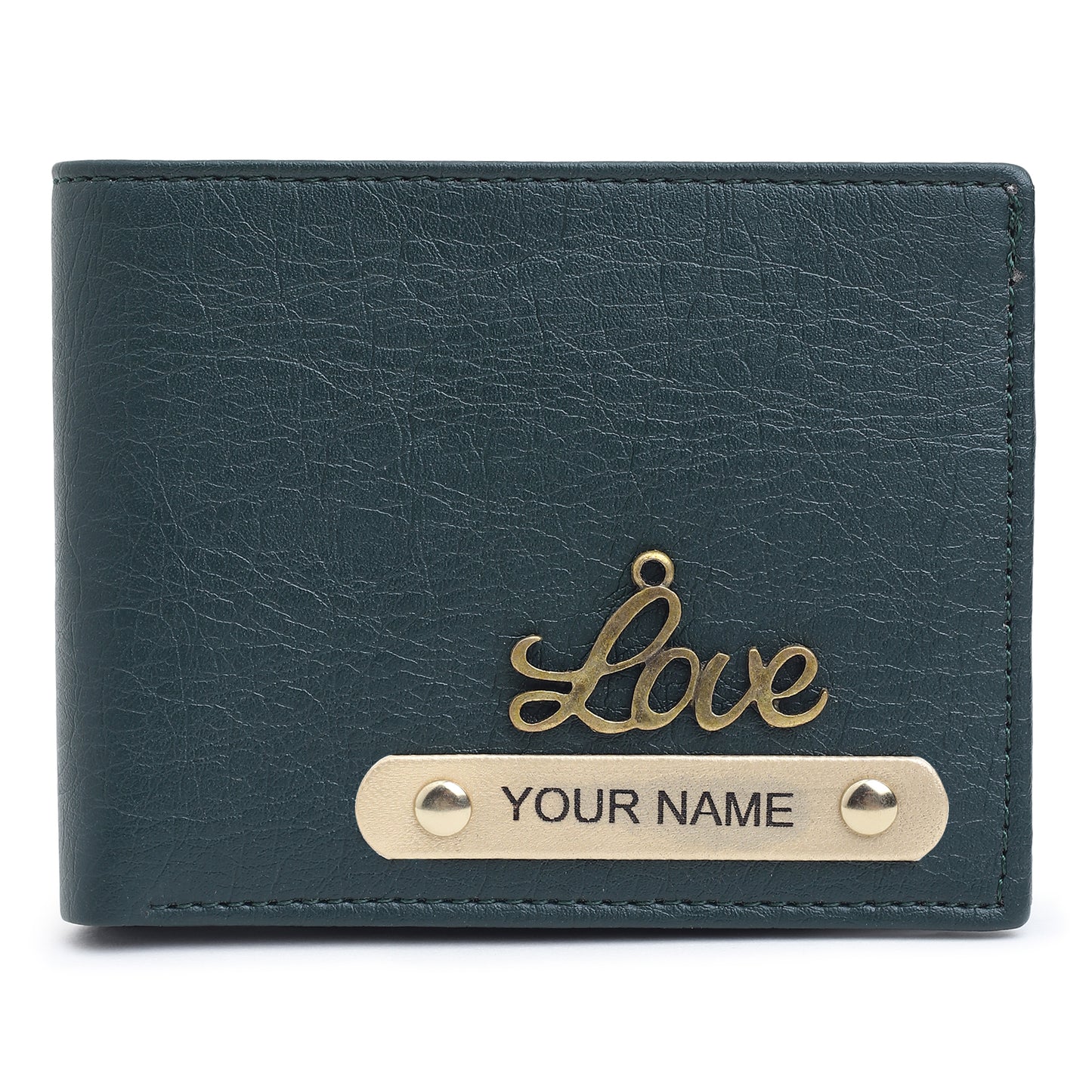 Combo Personalised Leather wallet Gift for Dad, Custom Engraved Slim Bifold Wallet for Father's Day Present with Customised Keychian